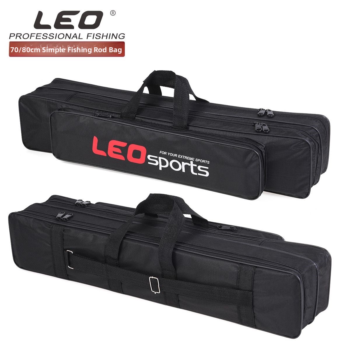 Fishing Equipment Brands - กระเป๋าใส่คันเบ็ด LeO ทำจากลวดเหล็กสองชั้น อุปกรณ์สำหรับตั้งแคมป์ เดินทาง และกีฬากลางแจ้ง