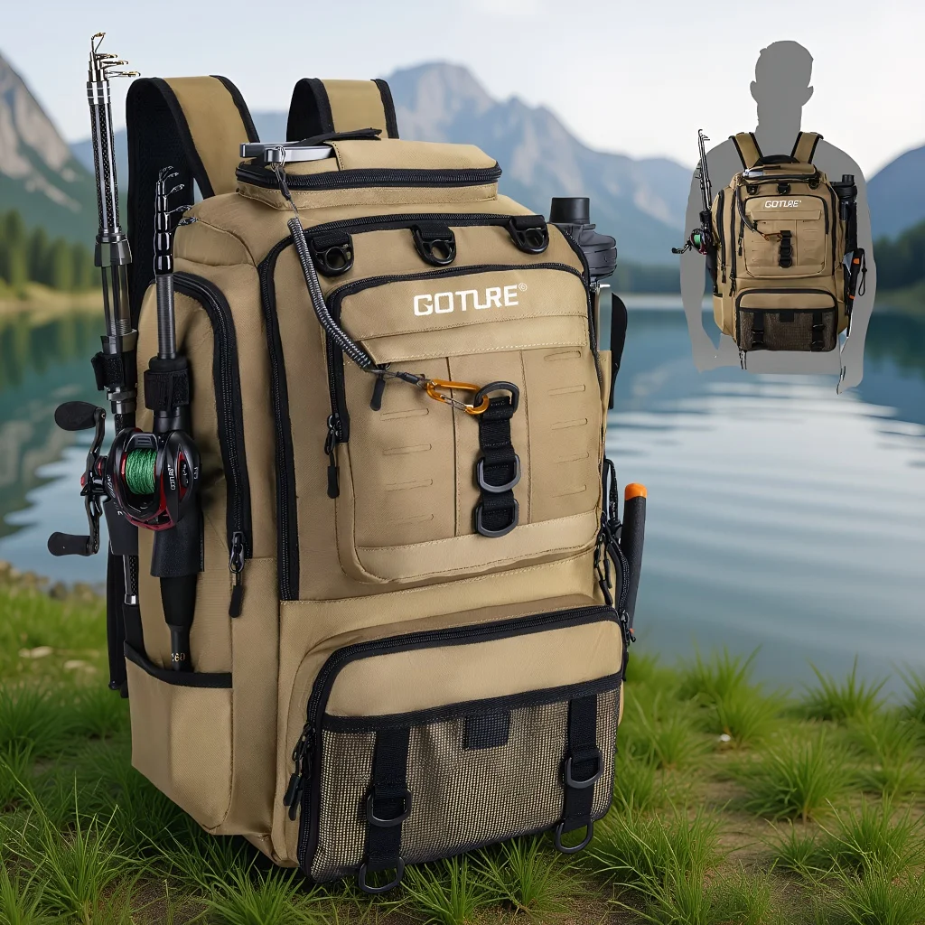 กระเป๋าเป้สำหรับใส่อุปกรณ์ตกปล - Fishing Equipment Bag บทวิจารณ์และราคา