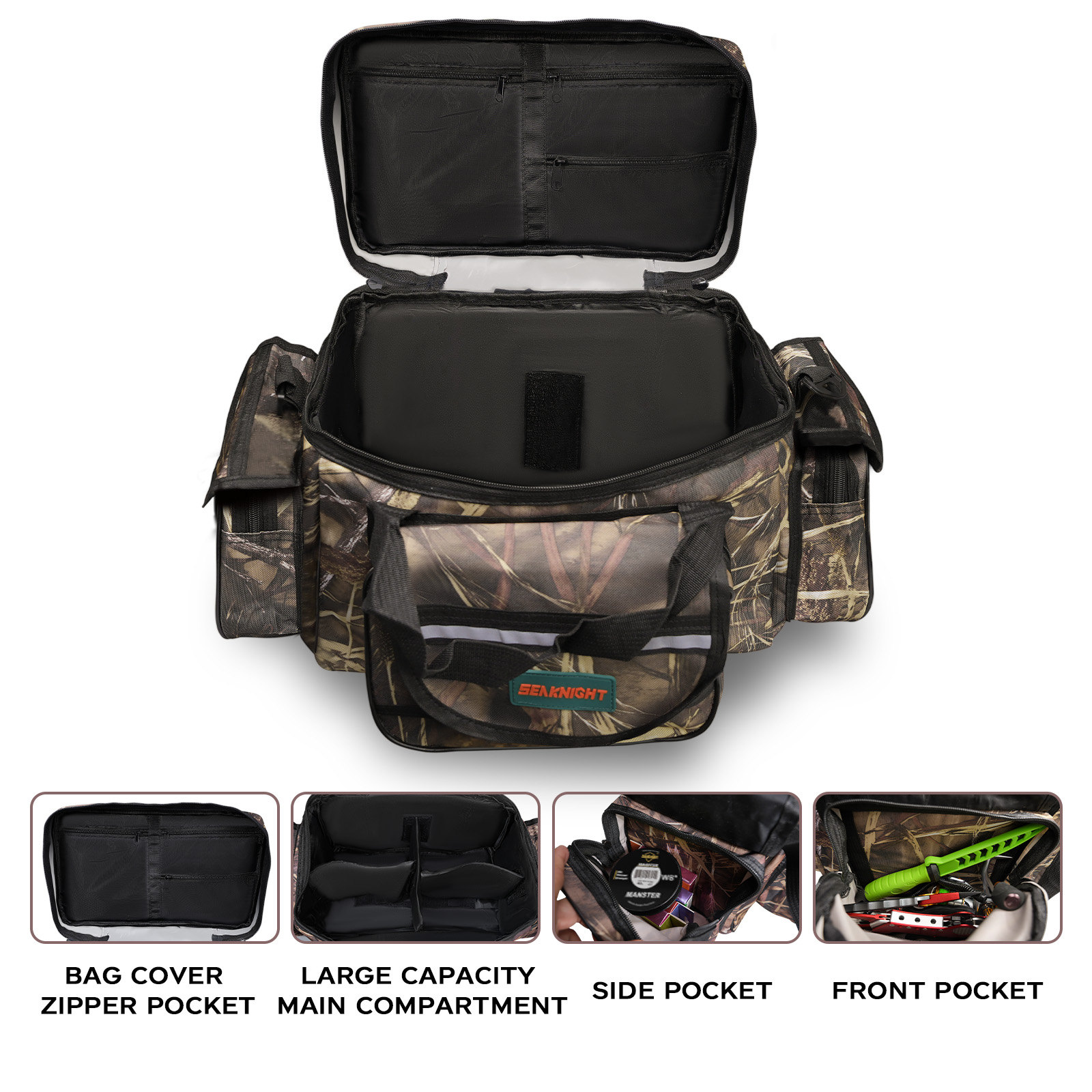 กระเป๋าตกปลาขนาดใหญ่ 22 ลิตร ร - Fishing Equipment Brands บทวิจารณ์และราคา
