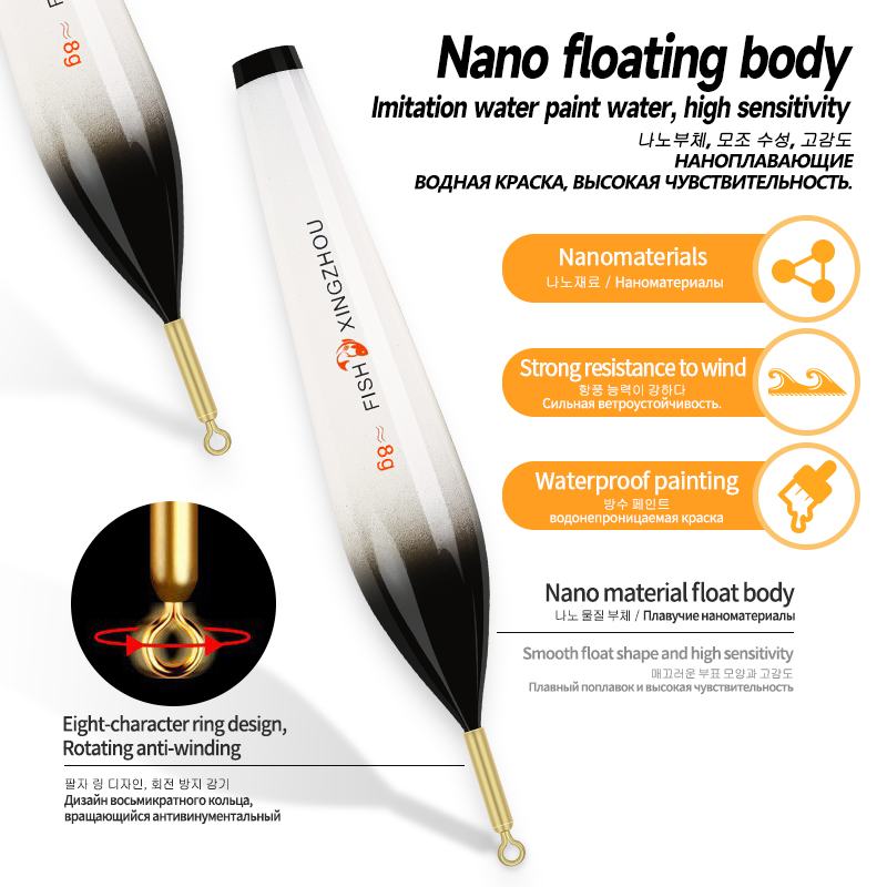 3PCS Luminous NANO FLOAT Body  - Fishing Equipment Bag บทวิจารณ์และราคา