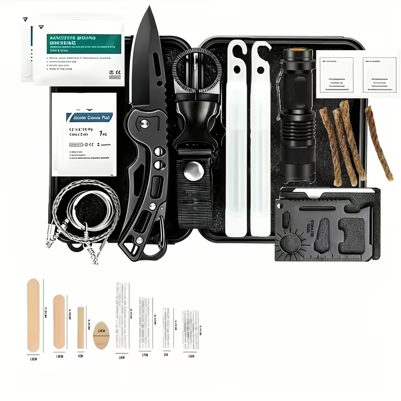 ชุดอุปกรณ์เอาตัวรอด 62-in-1 ชุ - Fishing Equipment Essentials บทวิจารณ์และราคา