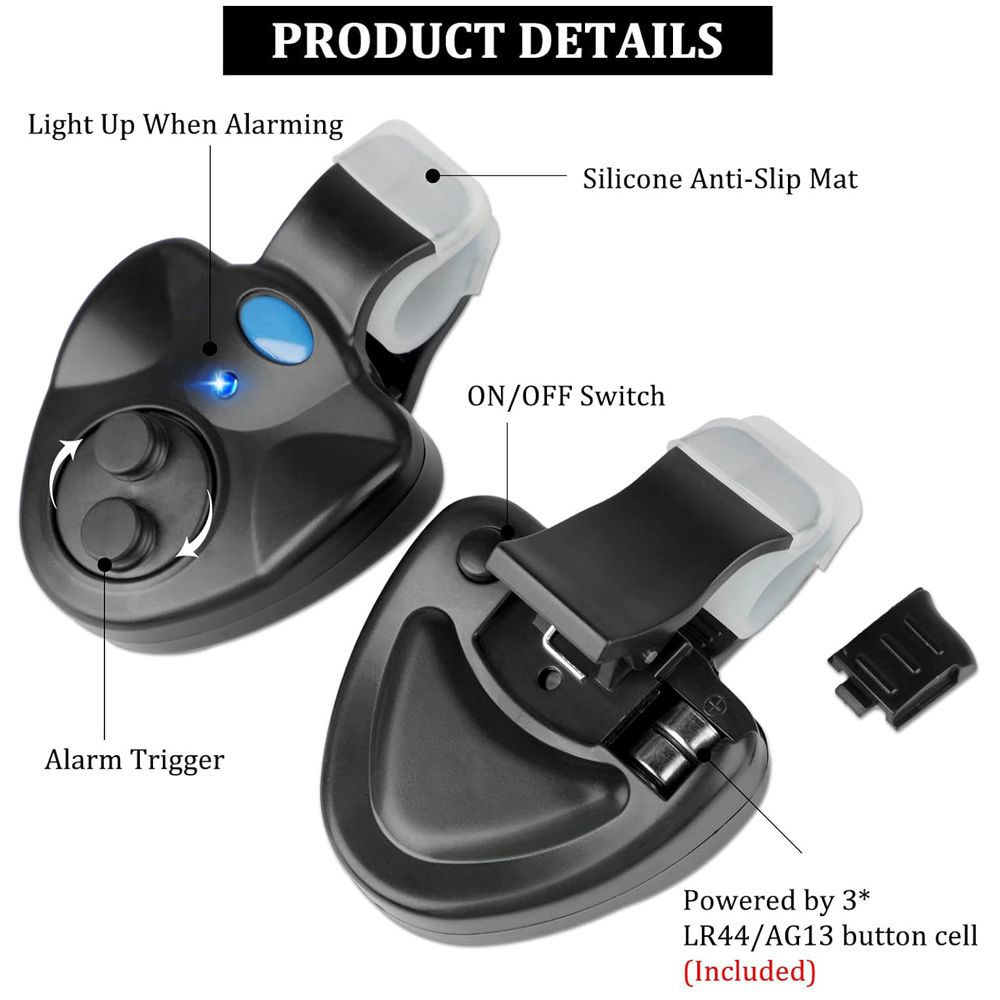 ชุดคลิปตกปลาคาร์พ พร้อมไฟ LED  - Ice Fishing Tip Up บทวิจารณ์และราคา